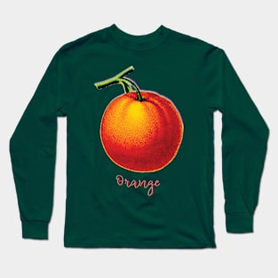 Fruit Identiy, Orange Long Sleeve T-Shirt